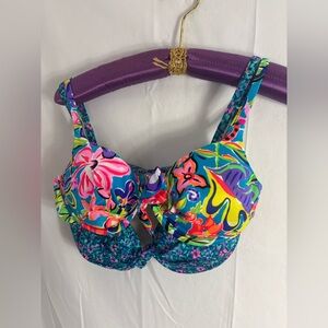 Lot of 2 VTG 90s Underwire Bikini Tops Size M